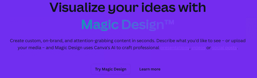 Canva Magic Studio