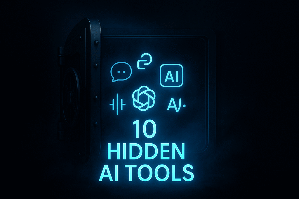 10 Hidden AI Tools You Probably Haven't Heard Of