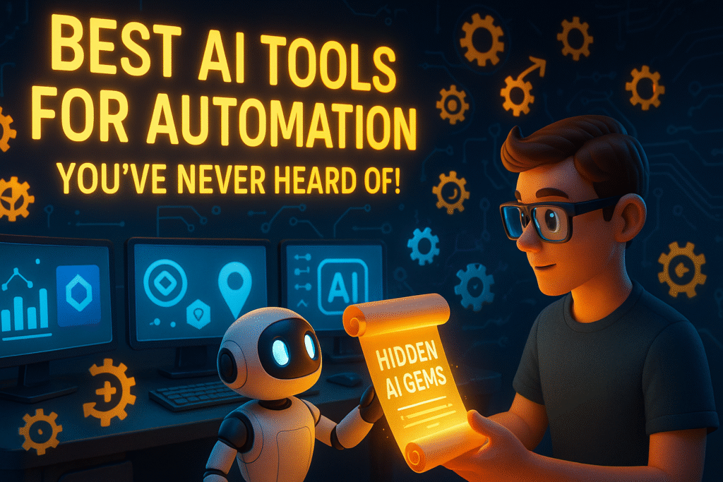 Best AI Tools For Automation: Probably You Haven't Heard Of