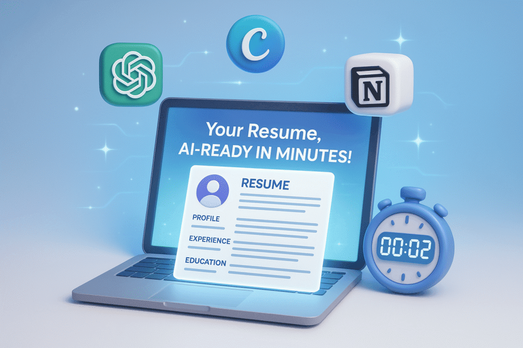 How To Create Resume In Minutes Using AI