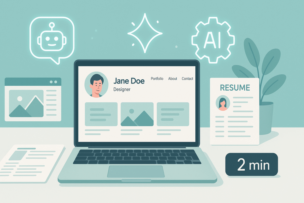 Use These AI Tools To Make A Quick Portfolio Website