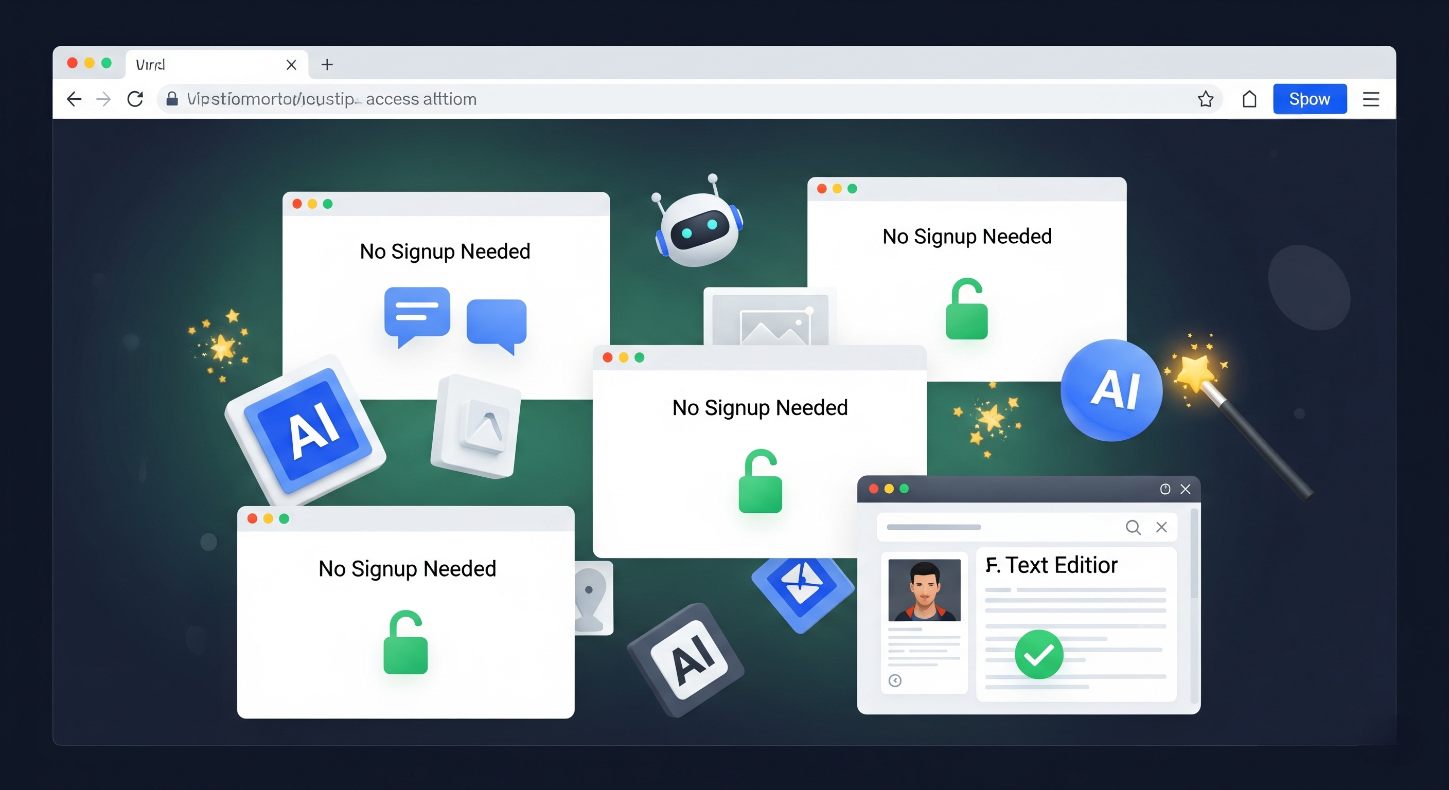 Best Free AI Tools That Work Without Sign Up