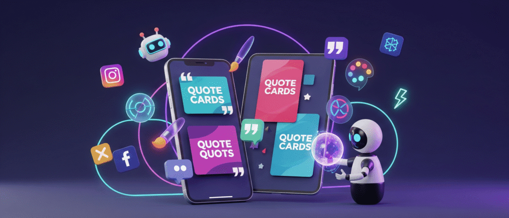 Best AI Tools To Make Quick Visual Quotes For Social Media