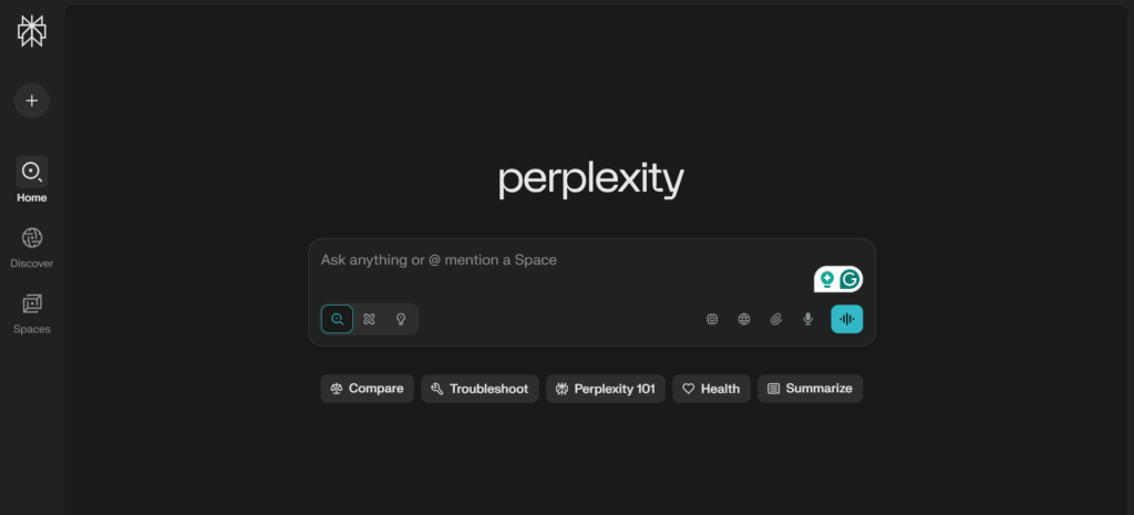Perplexity Dashboard